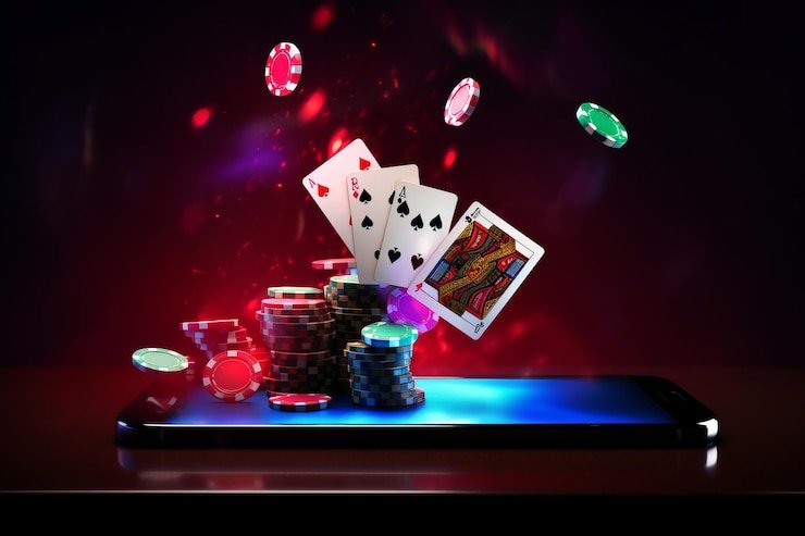 Poker Indonesia table on 49 togel showing player seats, dealer button, and betting area